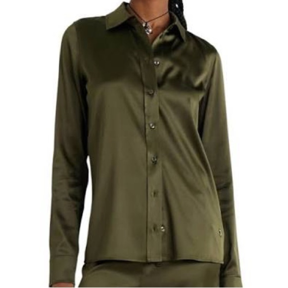 NWT ETERNE Constance Silk Top (Size XS/S)